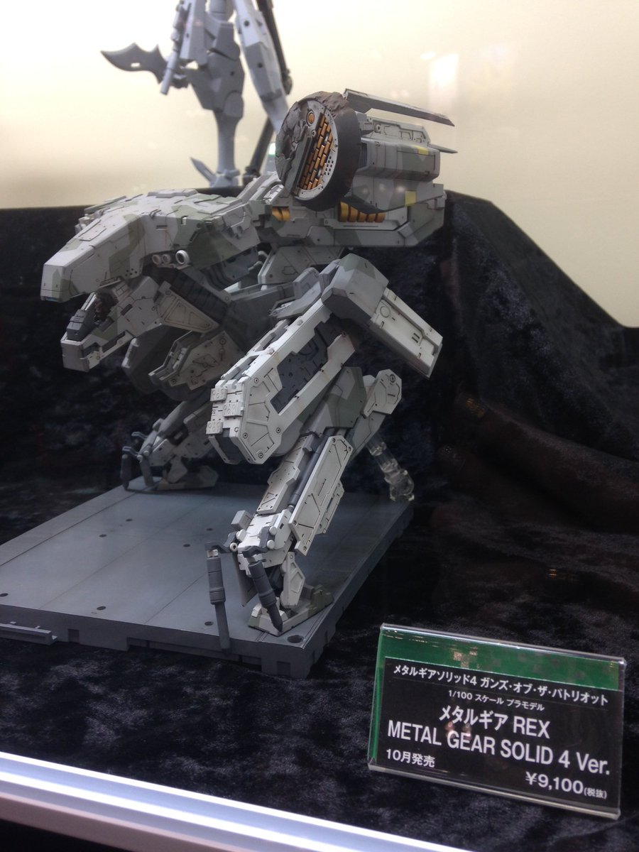 メタルギア公式 Metal Gear コトブキヤブースでは1 100スケールプラモデル メタルギア Rex Mgs4 Ver を展示中 こちらは10月発売予定となります T Co Jug8r7bixd Twitter