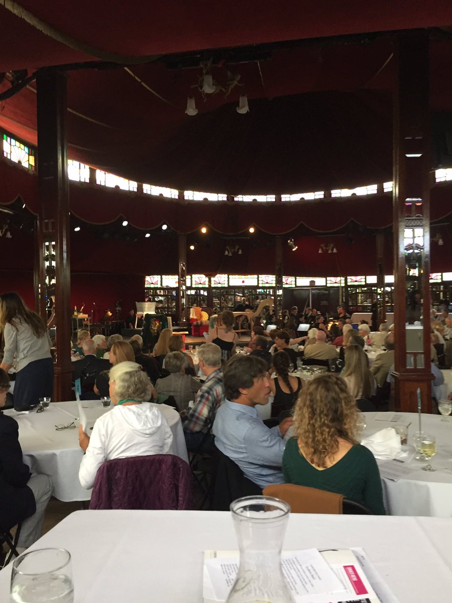 MStackhousepd's tweet image. Crested Butte Music Festival: La Boheme under a tent.