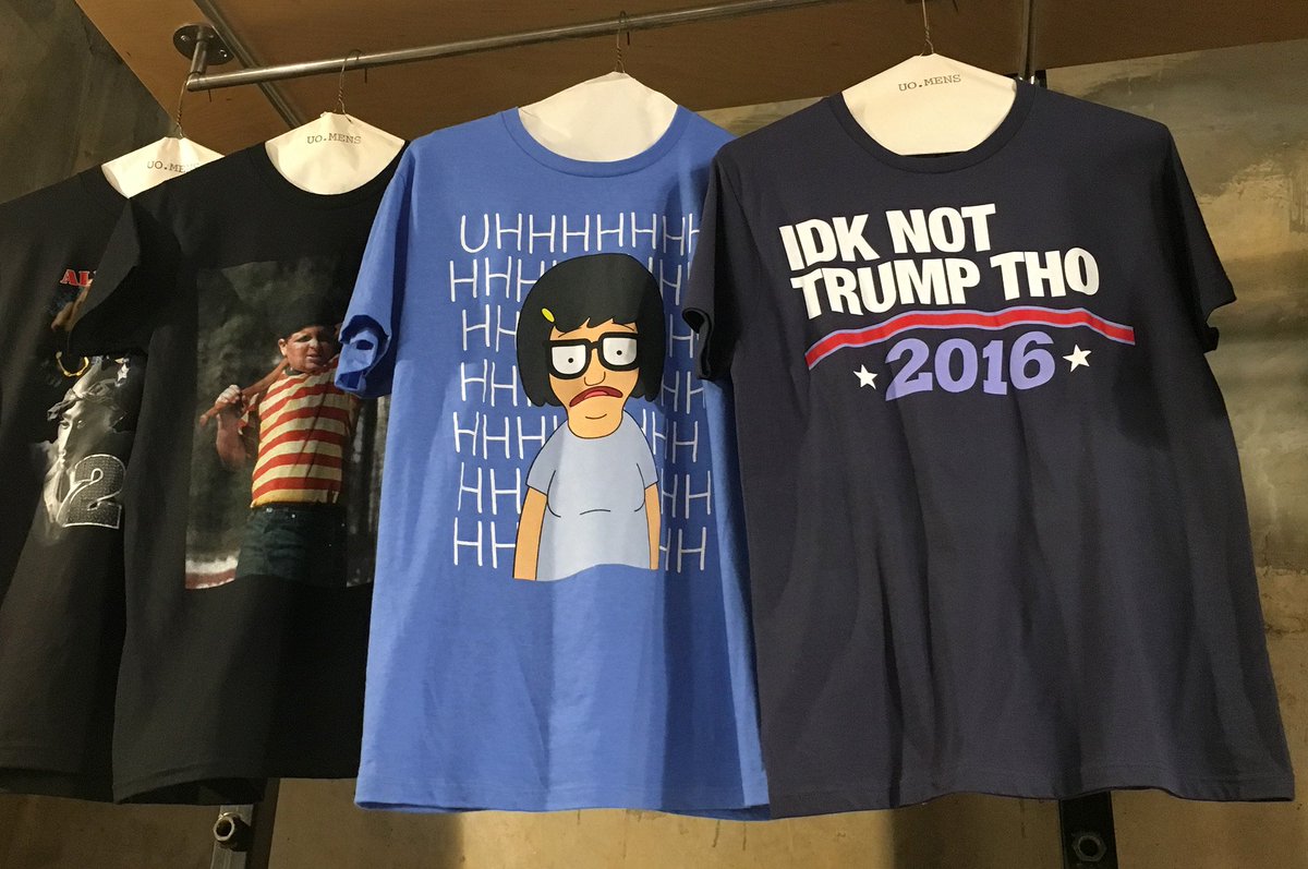 business's tweet photo. Urban Outfitters cleans up selling Trump-bashing T-shirts https://t.co/WzvO0NyiOc https://t.co/tykLDii37U