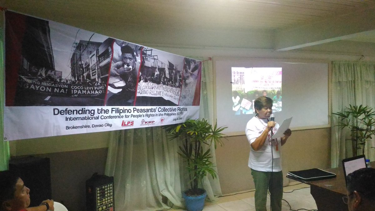 apcrising's tweet photo. NOW--Central Luzon Peasant advocate Cecille Ruiz now discussing the biggest landgrabbing projext-- Clark Green City https://t.co/7fmu2XKAnD