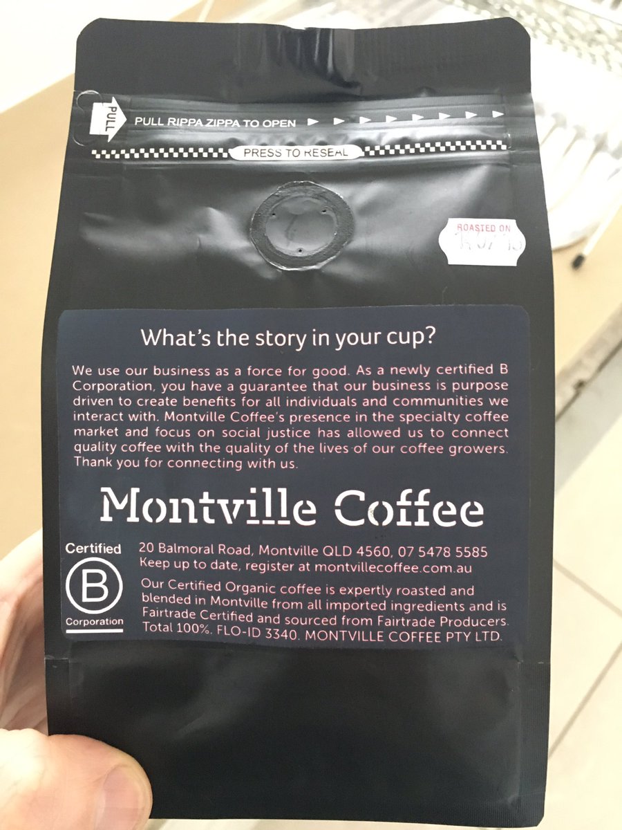 currieforgood's tweet photo. Great to meet @montvillecoffee at #BCorp #BLDOZ. They make different blends to suit each state's palate! ^JL https://t.co/Rrkt7XMWXH