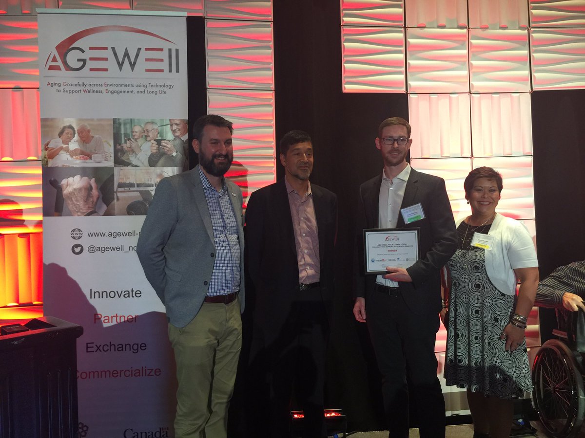 WeEmpowerHealth's tweet photo. Congratulations @winterlightlabs on winning tonight's pitch competition #DisruptingAD @OtsukaUS @AGEWELL_NCE https://t.co/Pphg7UZSeU