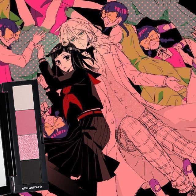 最近描いた絵でシュウウエムラさんのシャドウ作るやつやってみました。どっちも可愛い😎✌️
星一郎 男子なのにアイシャドウ違和感ない… 