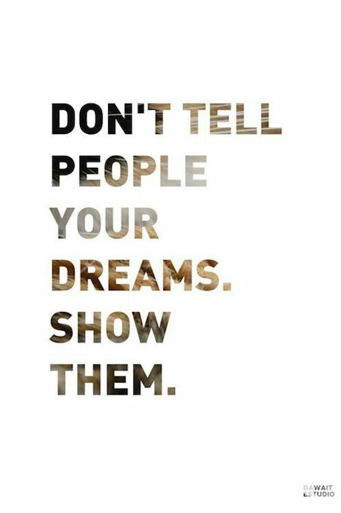 Don't tell people your dreams. Show them.. like <a href="/NyleDiMarco/">Nyle DiMarco</a> did!  #DreamsDoComeTrue #inspiration #fearless #model