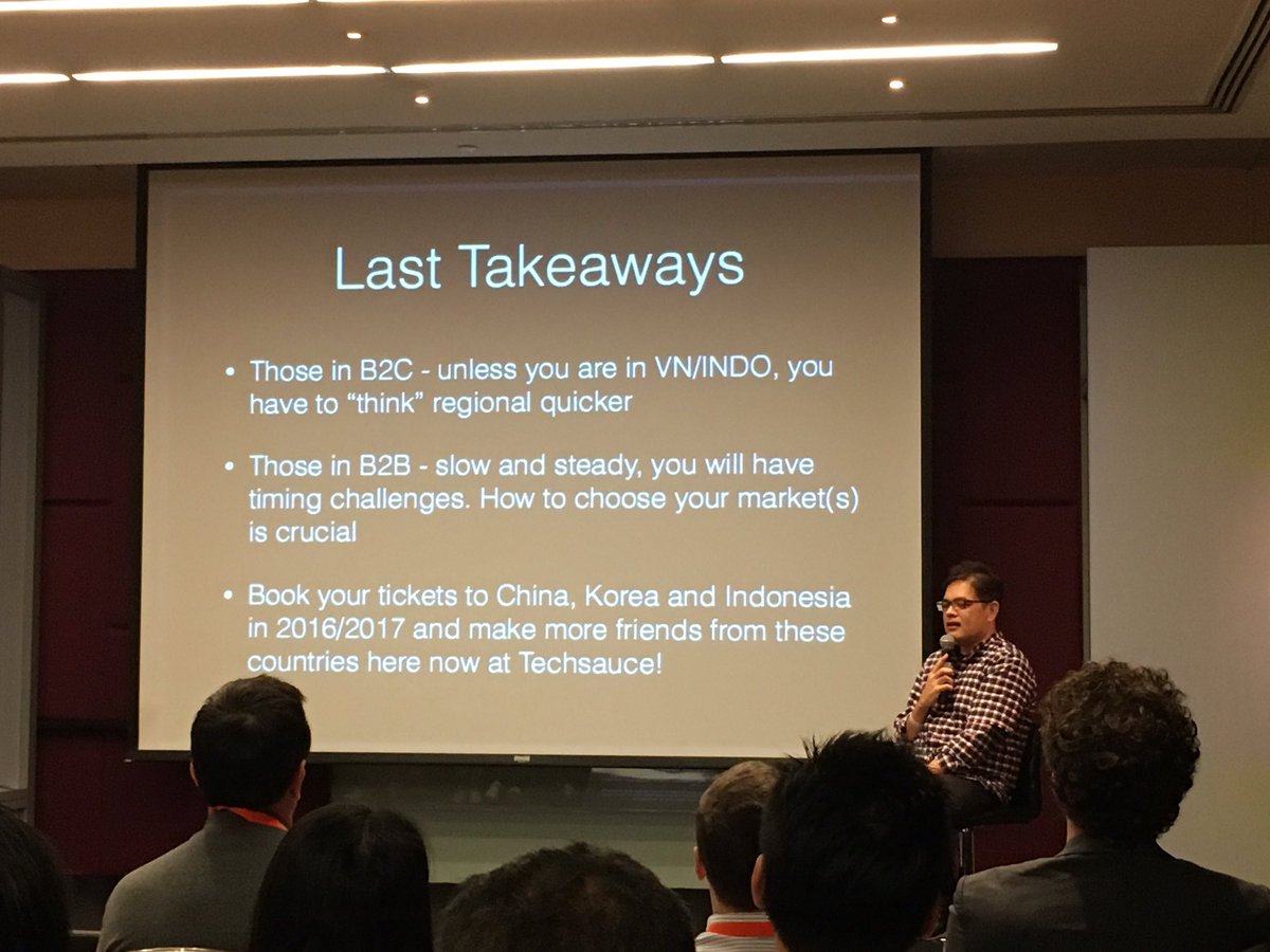 justinleesg's tweet photo. Last takeaways of @jpaine insights in SEA #techsaucesummit #techsaucesummit2016 https://t.co/4cPiJnYyet