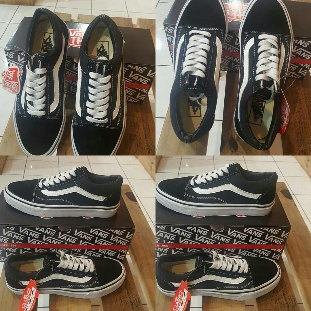 VieraShopBDG's tweet photo. Vans old school classic 
Black white 
Size 37-44
Minat Pm 5E26D17D https://t.co/lejyCyJPqy
