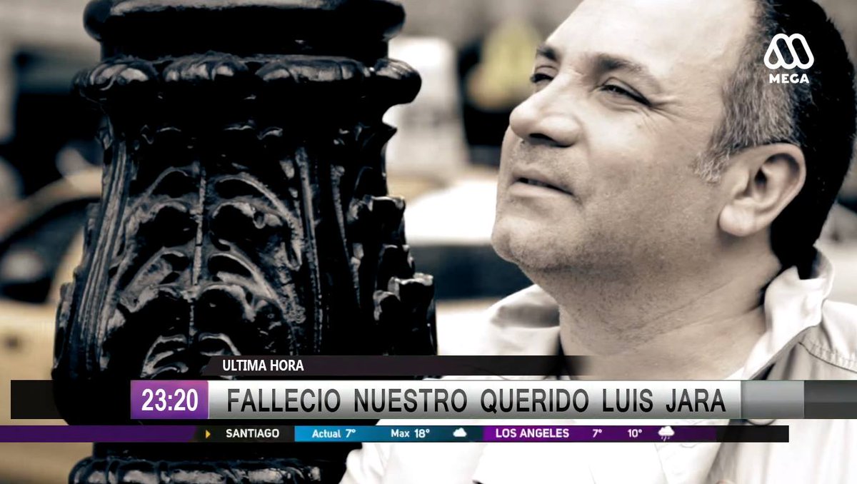 WenaTele's tweet photo. EXTRA! ULTIMA HORA! FALLECIO LUIS JARA! #ripluchojara https://t.co/XnZvJiVIWl