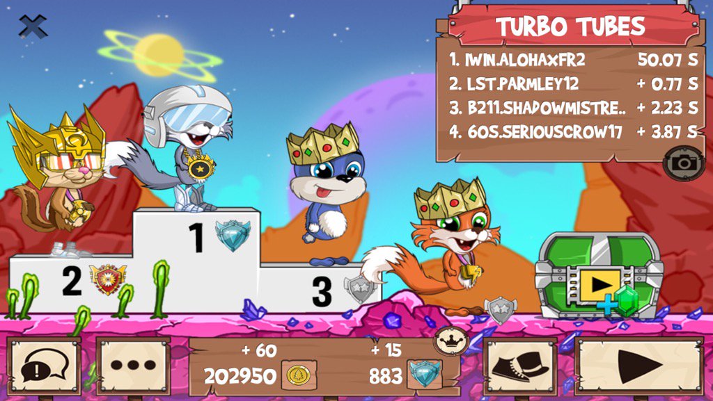 ALOHAxFR2's tweet photo. Having a Blast! Ggs #funrun2 #Parmley12 #ShadowMistress #SeriousCrow17 https://t.co/XIUUl8ZXXH