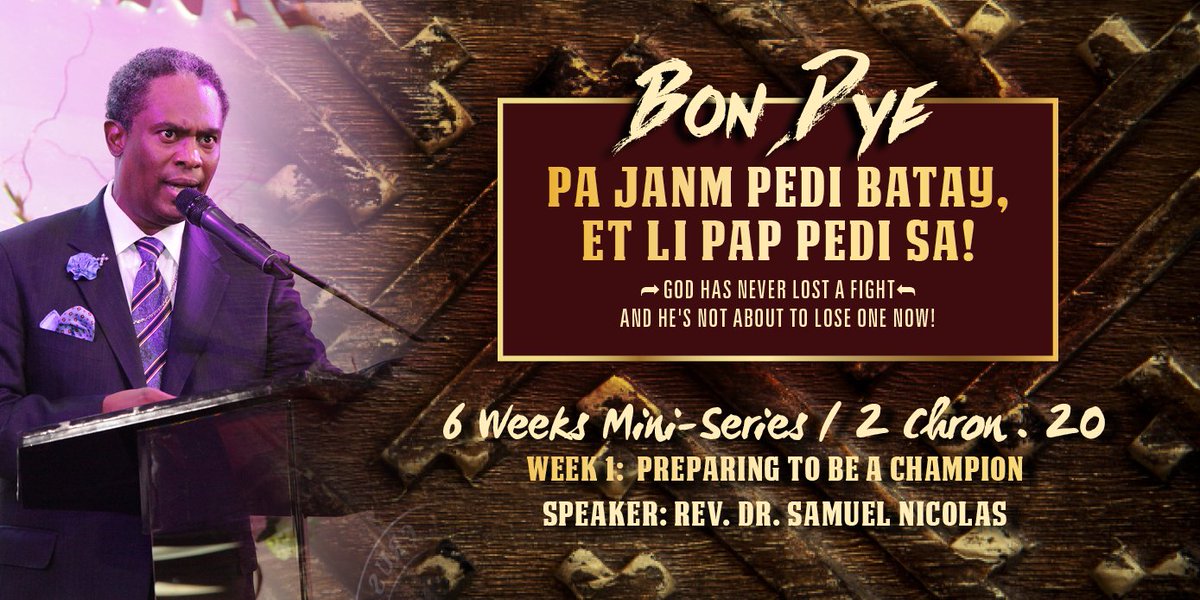 eccc73's tweet photo. #ECCC #4WeekMiniSeries
#BonDyePapJanmPediBatay
#GodHasNeverLostAFight
#VictoryInChrist #Warfare https://t.co/uRgc0QIcZo