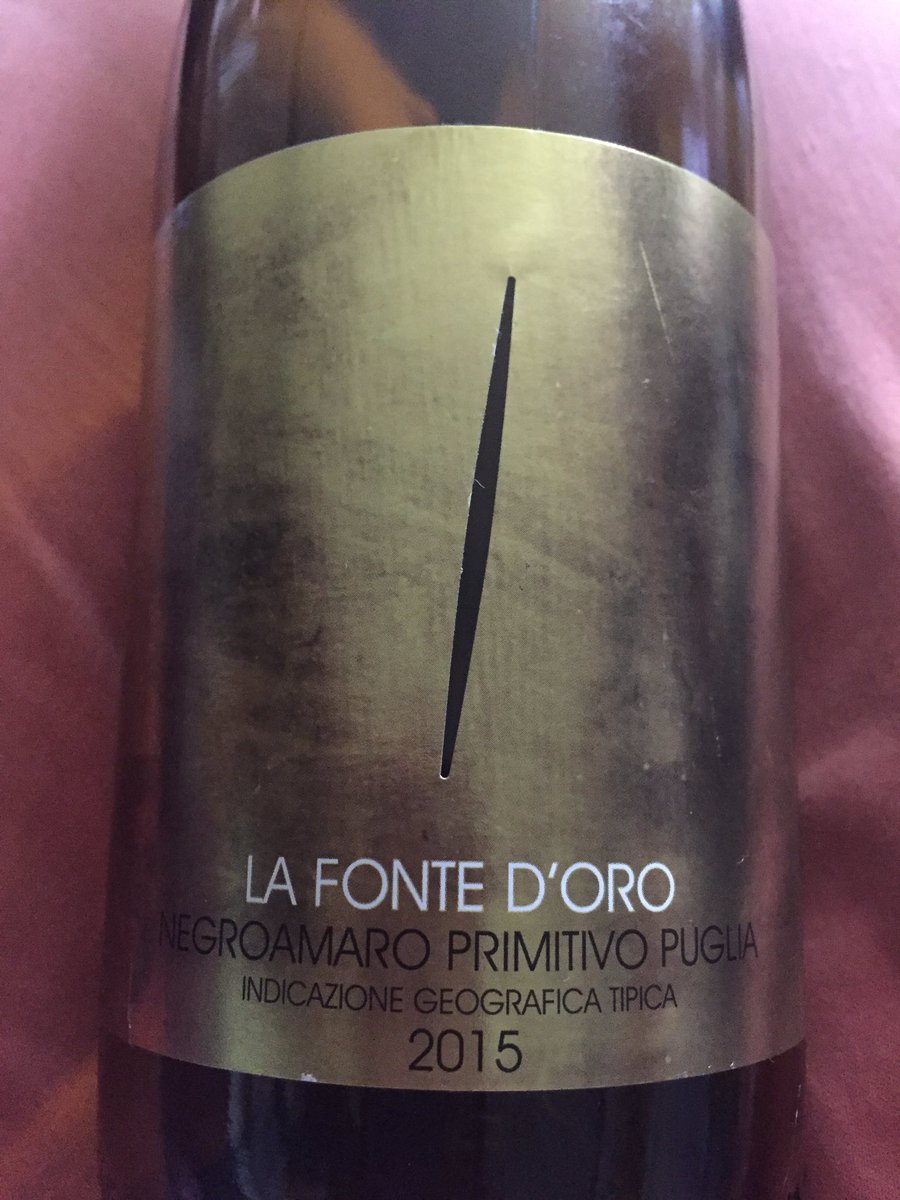 Linguagroover's tweet photo. This gorgeous example of a Puglia negroamaro primitivo was a great match for salty parmigiano with grain crackers https://t.co/AumVQ8po0p