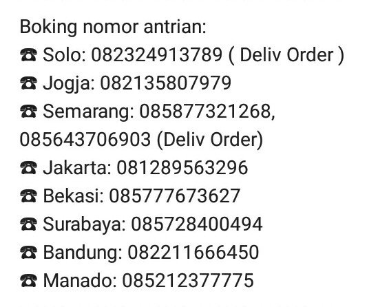 markobar1996's tweet photo. #Apdet nomor telephone 8 kota yang bisa dihubungi https://t.co/DLHEZwI3r2