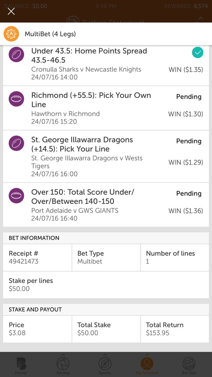 BetsMulti's tweet image. #NRLSharksKnights #NRLDragonsTigers #AFLHawksTigers #AFLPowerGiants