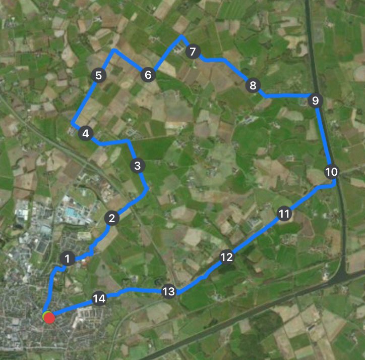 4de maand op rij met meer dan 100 hardloopkilometers! #bam
