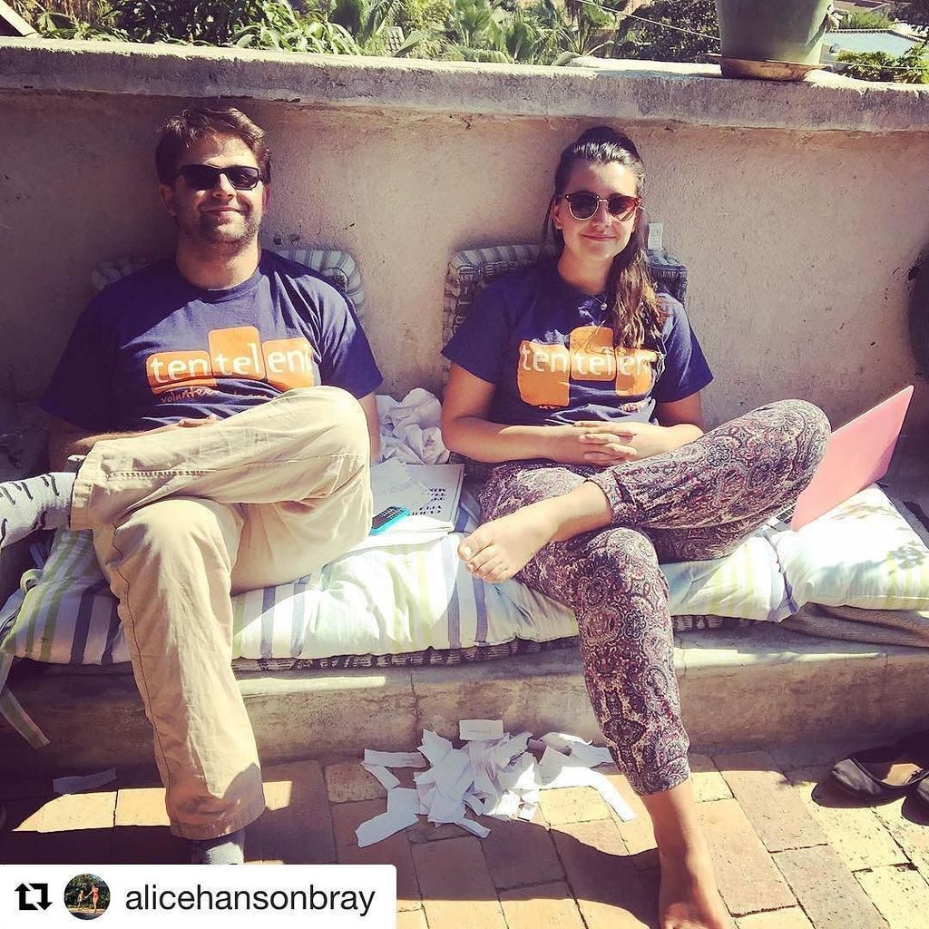Tenteleni's tweet photo. Our #Lekazi2016 project coordinators taking a well earned break after a successful first w… https://t.co/nAzrlLFgWJ https://t.co/hDDB0z46Ea