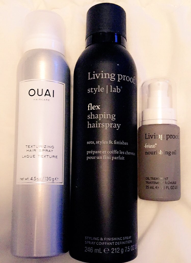TheCoffeeQueen_'s tweet photo. Can't sit to try these new goodies!β¨πππ» #ouai #livingproof #hairspray #oil #hairspray #texturizingspray @Sephora https://t.co/E4J1zvXNjj