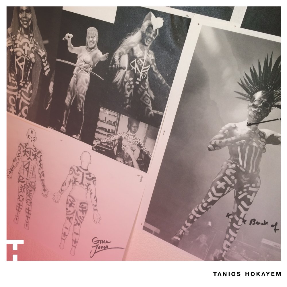 TaniosHokayem's tweet photo. So excited to do the #Artistic Body #Makeup for Grace Jones tonight at @byblosfestival with my partner @ronyyucef https://t.co/LGpwEGMKVO