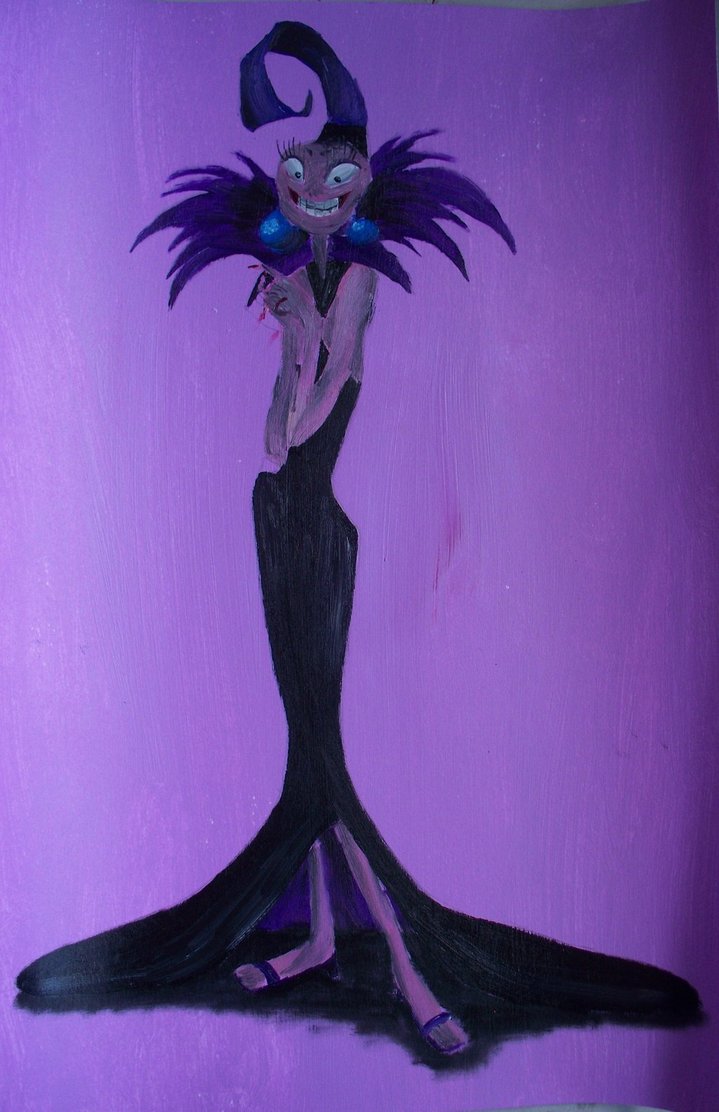My mom Yzma she maybe evil but I love her and F.Y.I mom that long dress is so last year