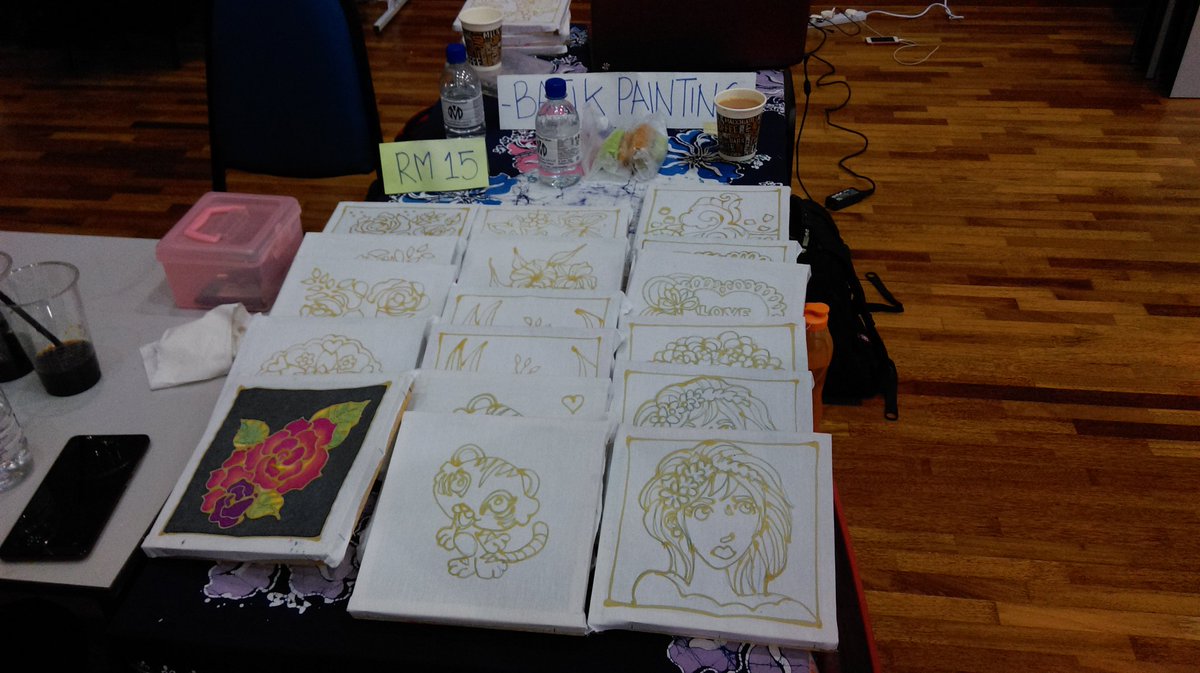 ARTOMovement's tweet photo. #ARToWorkshopBatik at BOLD PARADOX. #BOLDparadox https://t.co/Is9cCWo4VG