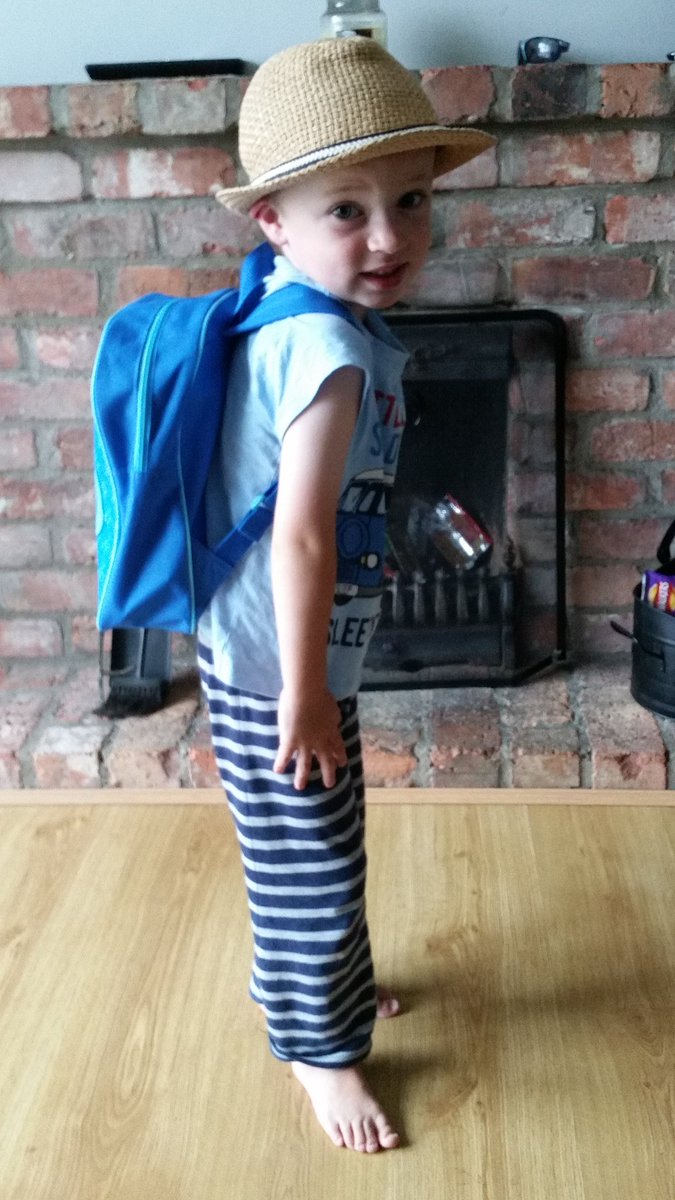 kezmcf's tweet photo. My 4 yr old Ryan ready for an @AndyDayTV adventure!Thanks @CBeebiesHQ for the new kids iplayer! #gysmo #backpack https://t.co/SHVzcD0CmG