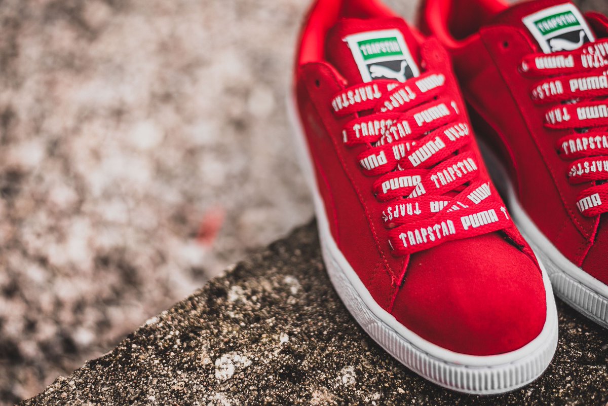 puma suede x trapstar