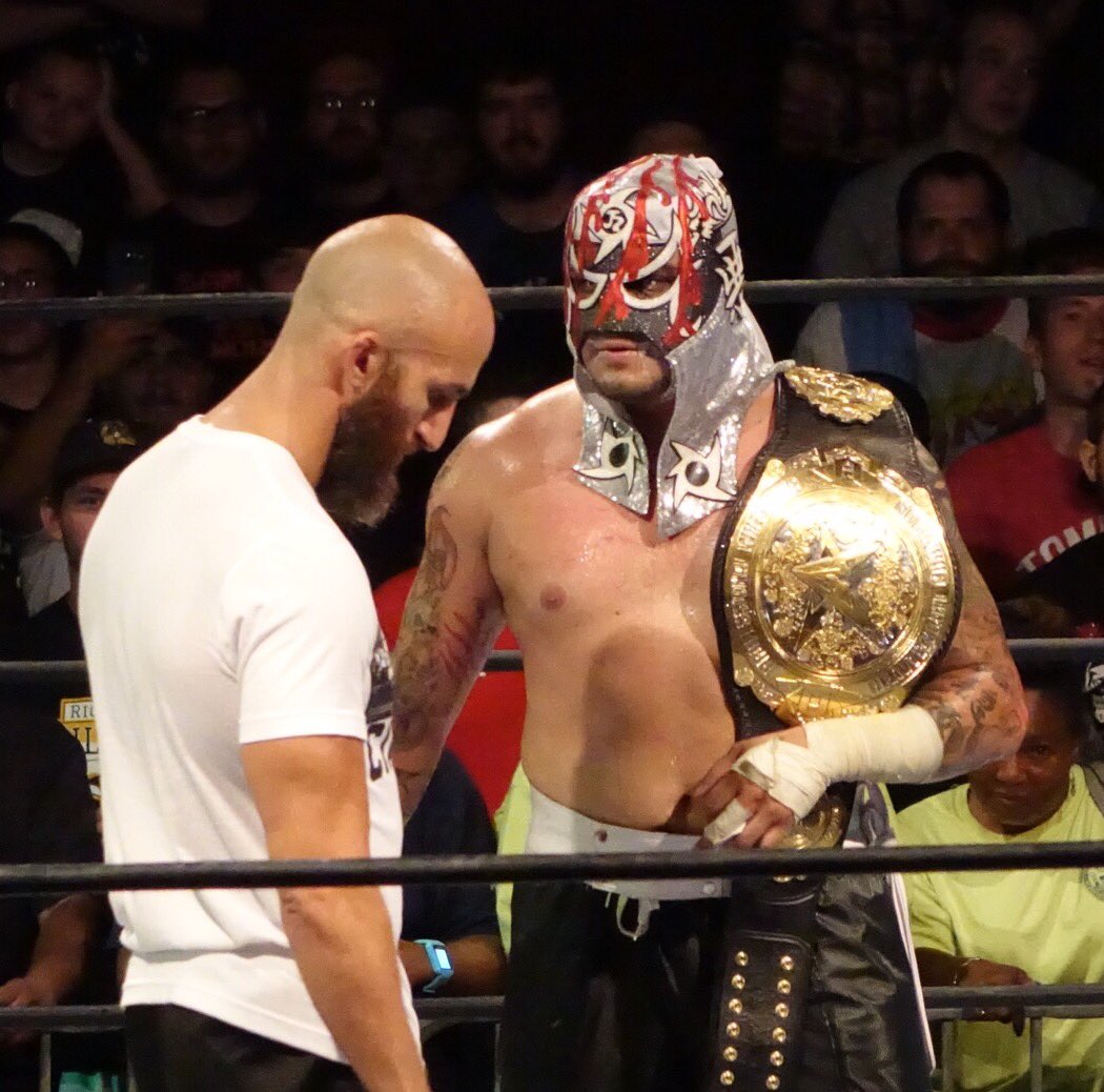 AAWPro's tweet photo. .@ProjectCiampa challenges @PentagonJunior for September https://t.co/VnkyNf2UTX