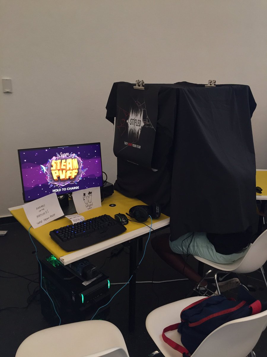 StifledGame's tweet photo. Last day of @RadiusFestival in #Vienna
Come check out #StifledGame and #Supersteampuff before we head back home! https://t.co/bkYFNbDmsD
