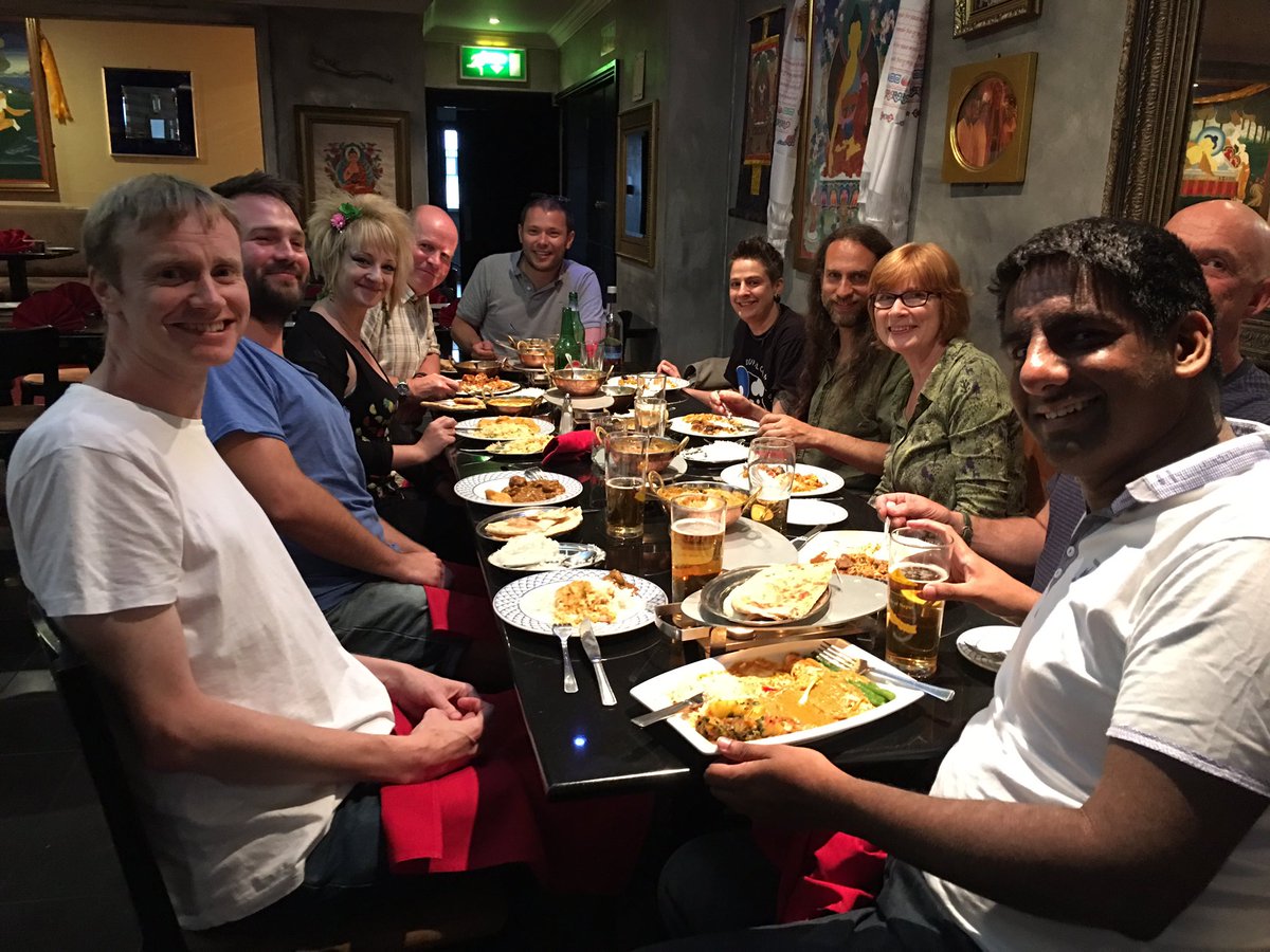 ChandeepKhosa's tweet photo. Amazing way to end a day of learning #Drupal at @DrupalCampBris = #DrupalCurry at Kathmandu. cc @LinLdr #dcbristol16 https://t.co/EitFhknh5S