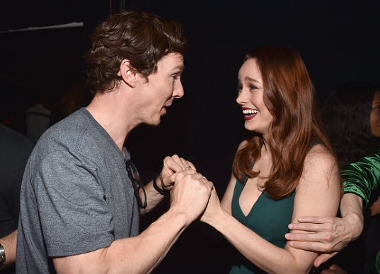 cumberbatchweb's tweet photo. Doctor Strange &amp; Captain Marvel https://t.co/rIZDg5R2CQ