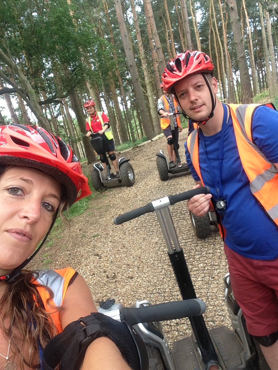 PurnellElzaan's tweet photo. Gr8 Segway session @CP_UK_Woburn @SamJThorn Kim was amazing &amp; we did not fall off #result #pro's https://t.co/7tsoGXdFM9