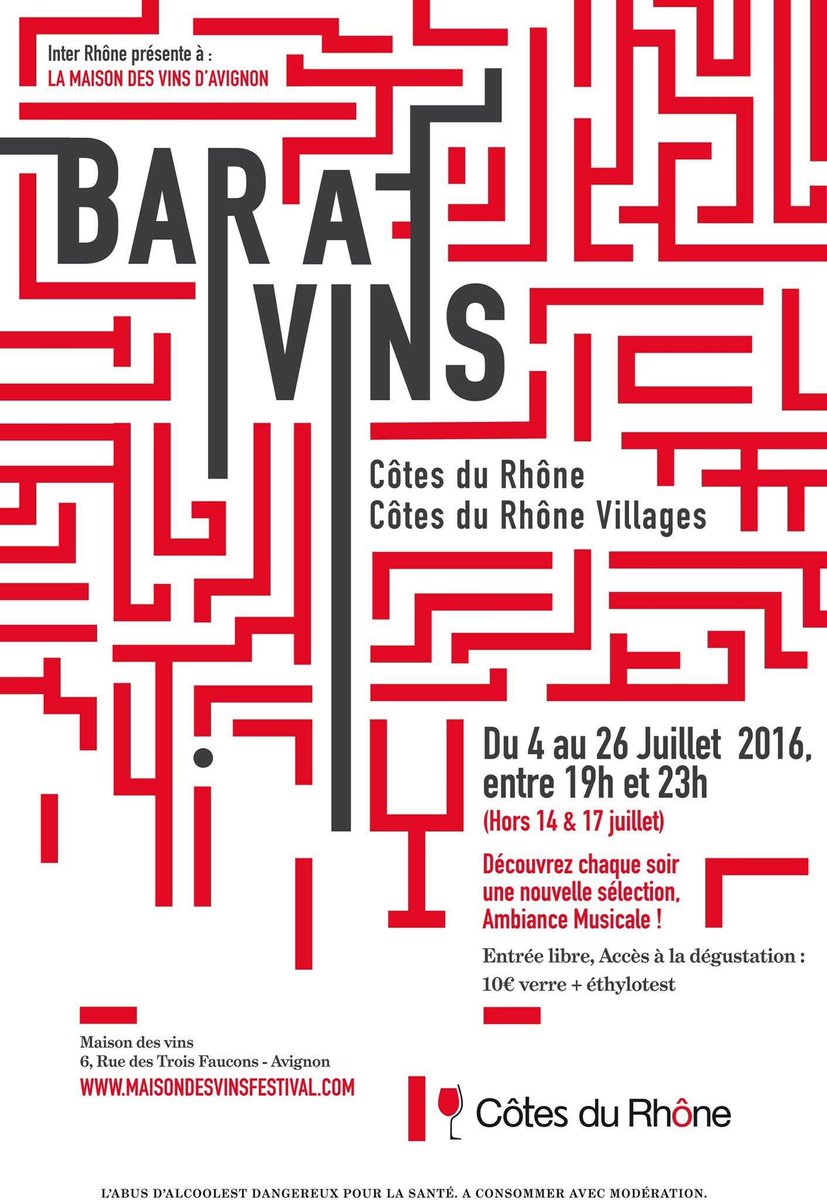 Vinsrhone's tweet image. Plus qu'une semaine pour profiter du Bar à vins des Côtes du Rhône ! #FA16 #CDRFestival youtu.be/UJ1TJhxEcQE