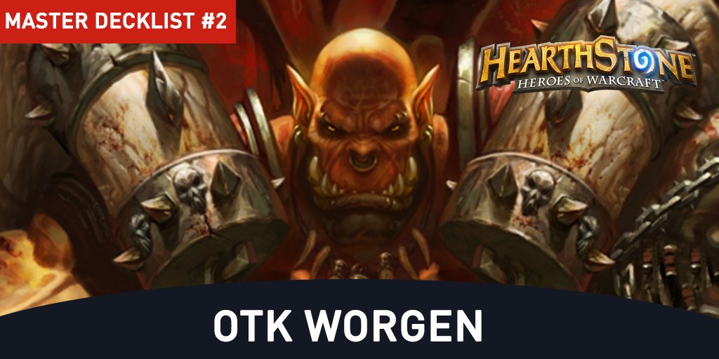 CONNECTESPORT's tweet photo. Découvrez le Guerrier OTK Worgen par @NeviilzHS https://t.co/se9teEeXZt #Hearthstone #masterdecklist @hearthstone_fr https://t.co/Wk29IuZPPU