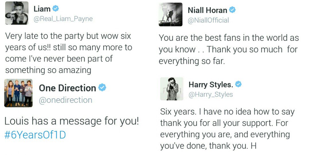 1D_Fans__PL's tweet photo. No więc każdy z chłopców coś dodał 😃 #6YearsOfOneDirection https://t.co/N3fF2LxLan