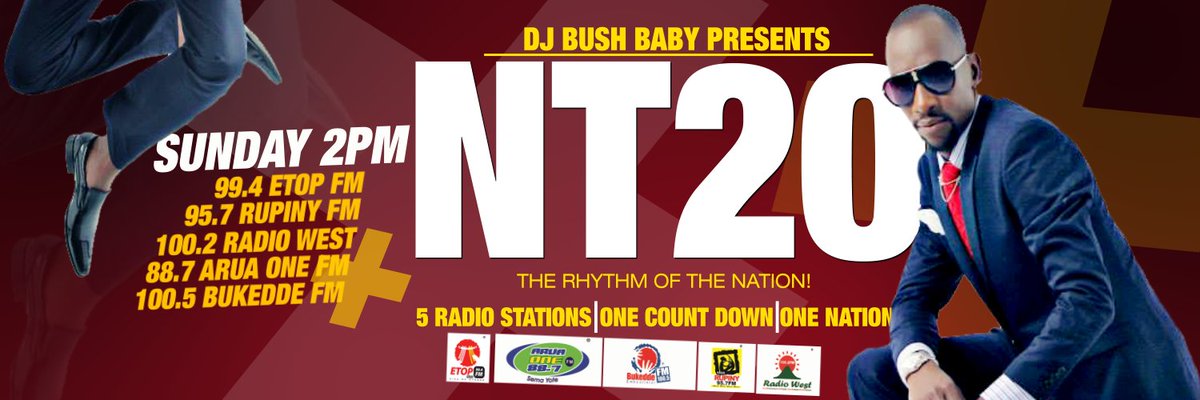 mpagifarid's tweet photo. it's time for #NT20 tune to #XFM, #Bukedde, #Etop, #Rupiny,@Aruaone & #Radiowest now @Dave_Bugzy @Airtel_Ug @XfmUG https://t.co/707Pp2PVDN