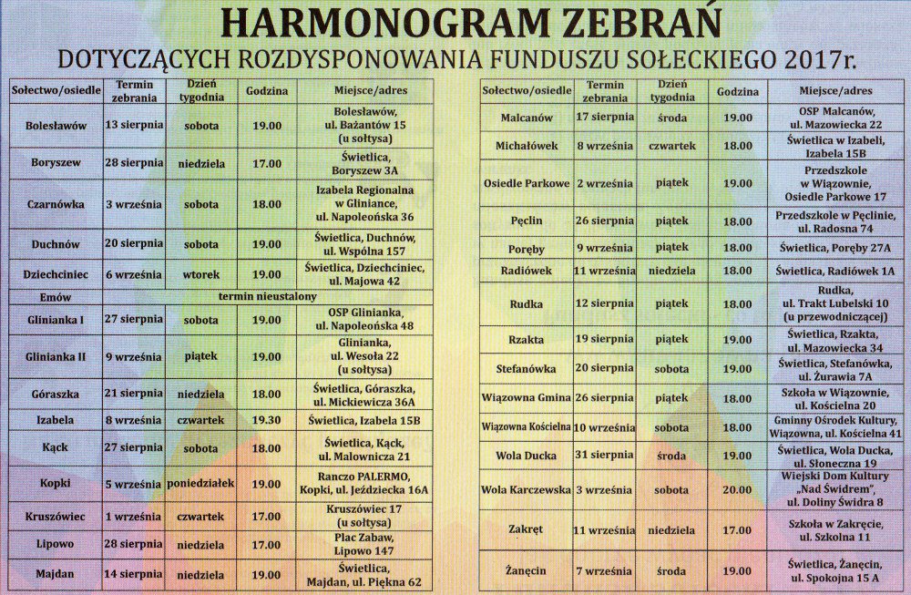 #funduszsołecki #Wiązowna #GminaWiązowna wiazowna.info.pl/fundusz-soleck…
