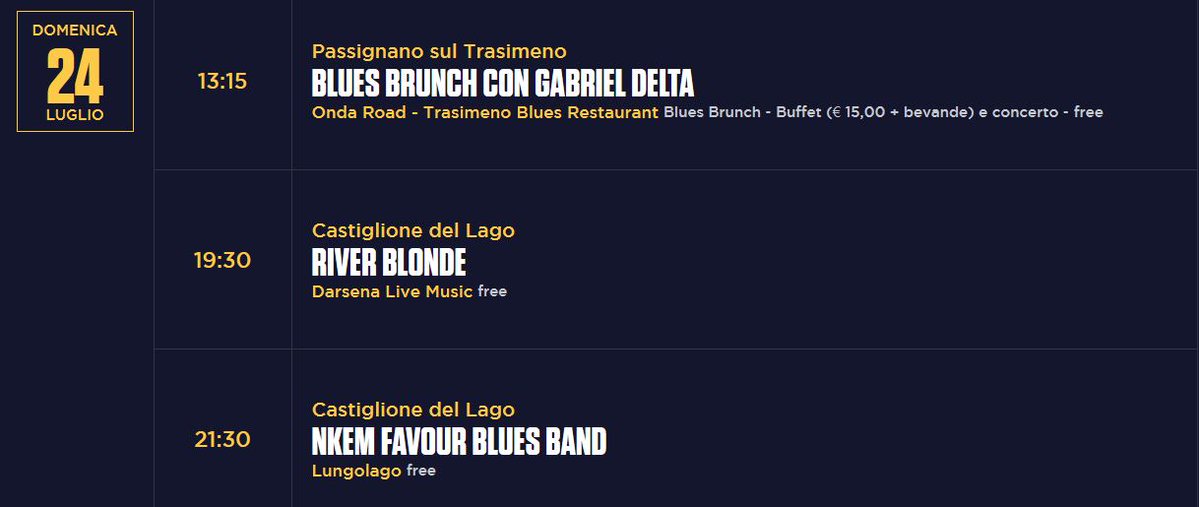 .<a href="/UmbriaTourism/">Umbria Tourism</a> vi aspettiamo numerosi! #Trasimenoblues #Trasimenolake #perugia #umbria #blues #enjoythecommunity