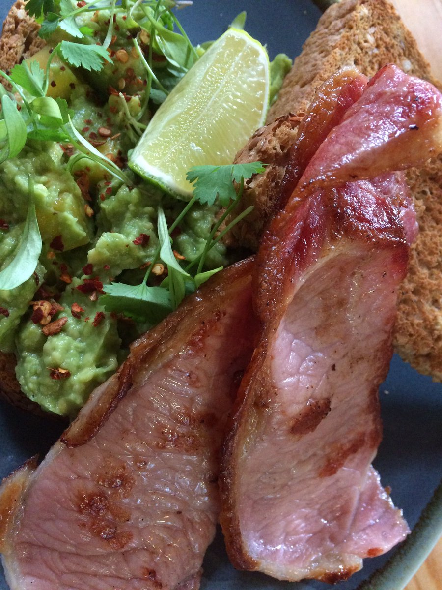 Delicious Avacado on toast! <a href="/CaffiGwynant/">Caffi Gwynant</a> today! #snowdonia