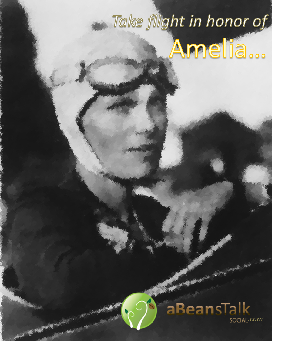 beanstalksocial's tweet photo. Soar high with #AmeliaEarhart Day! #jumpnbeans https://t.co/qGkGppBkPr