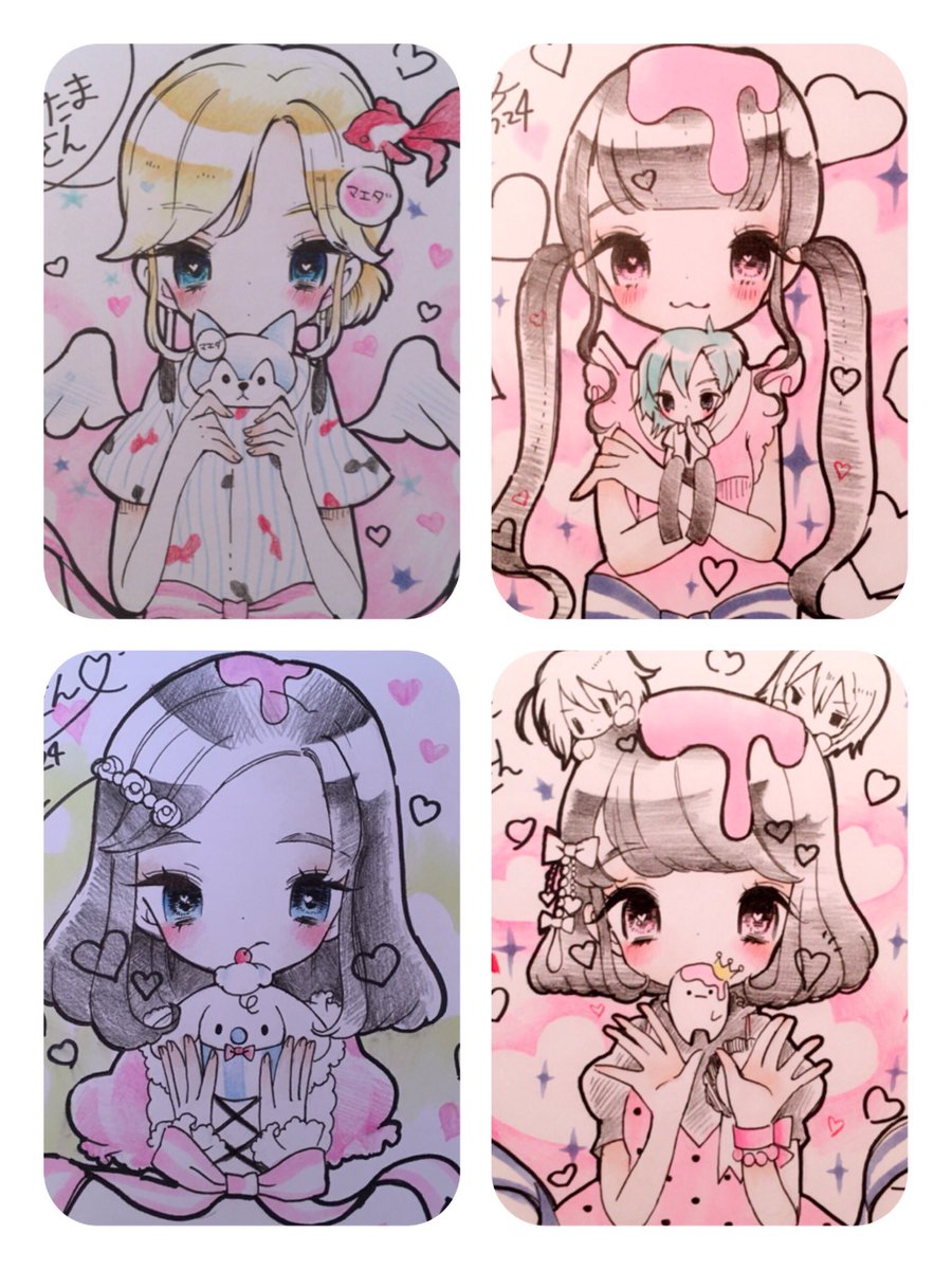 似顔絵、短時間ではありましたが本当にたくさんお話させて下さり付き合って下さり本当に本当にありがとうございました🙇💓ずーっと笑いっぱなしで素敵な1日でした、またやりたいなあ…💕💕(お写真掲載許可ありがとうございます!) 