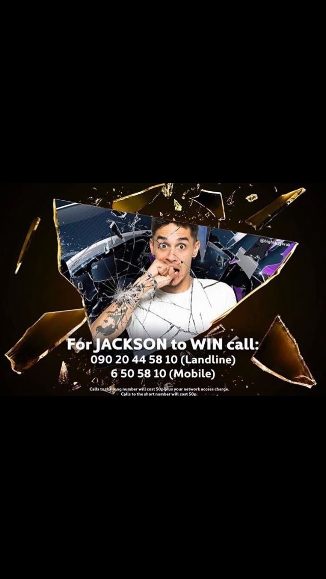 Jenlynch74's tweet photo. Don't assume Jackson has enough people voting for him !! He needs all the support he can get !!! KEEP VOTING ❤️ https://t.co/89wcFoZaVc