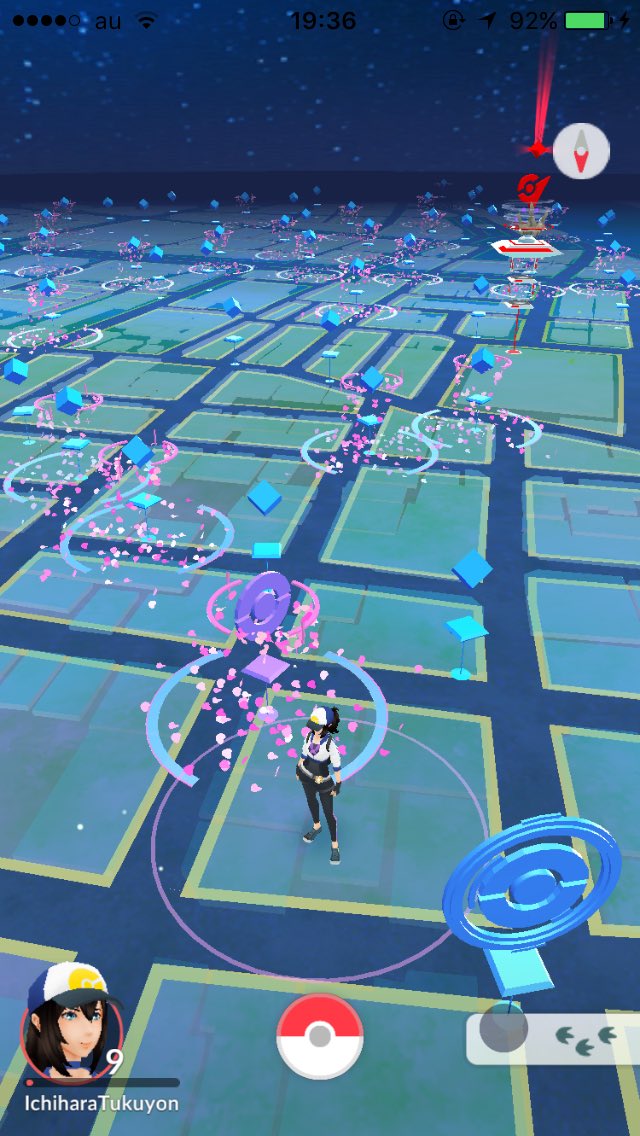 ポケモンgoで桜が舞っている場所 ポケストップ は何 について ルアーモジュールが有効のポケストップ