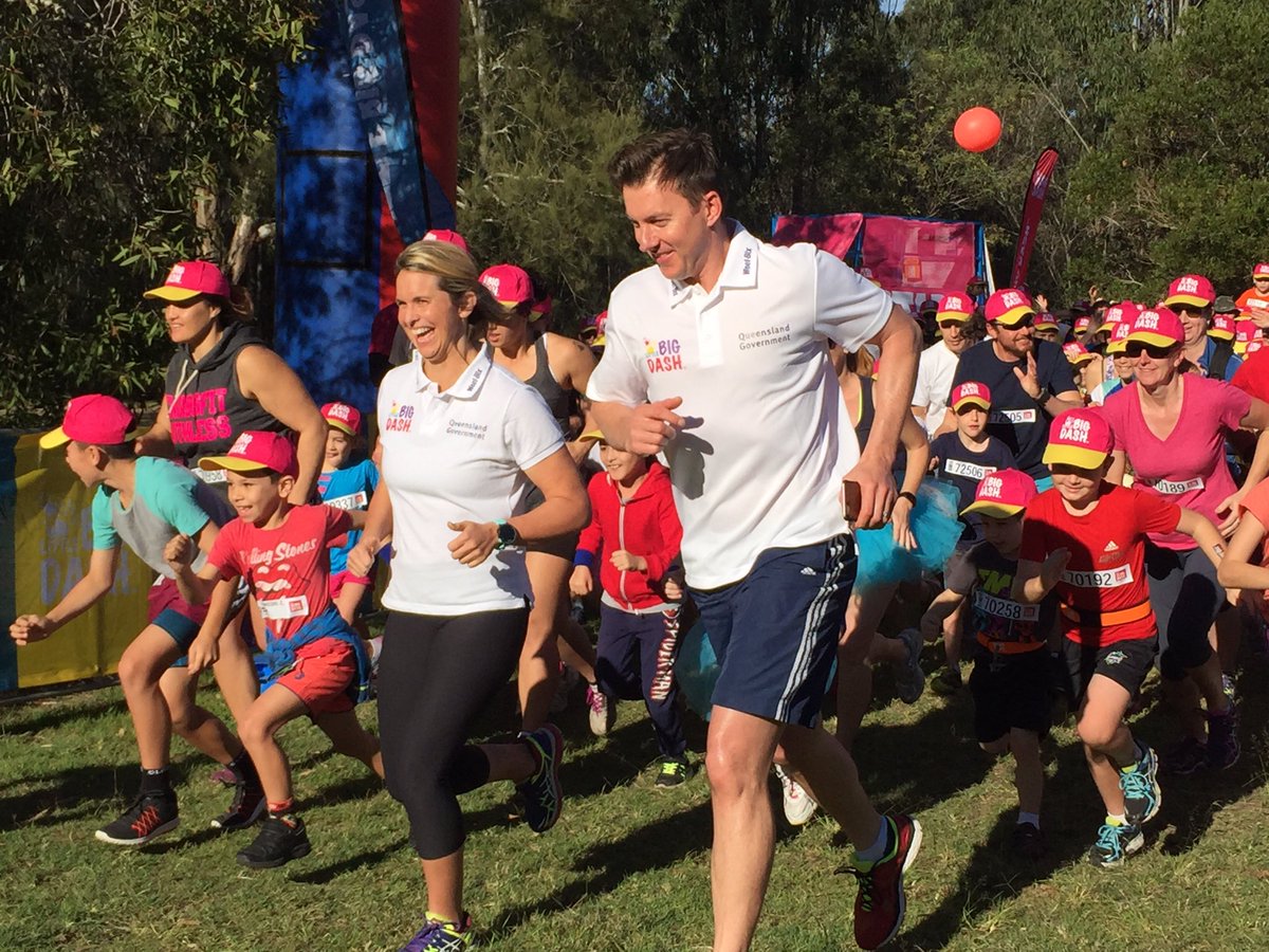 CorrinaAnderson's tweet photo. A huge thanks to @libby_trickett and @BrettLee_58 for being our @LittleBIGDASH ambassadors in #Brisbane! https://t.co/H7fkE3DjnR