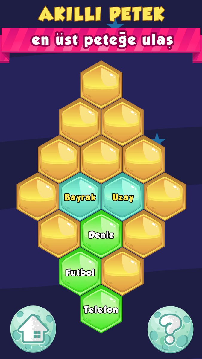 andagames's tweet photo. Yeni bilgi yarışması oyunumuz Akıllı Petek çok yakında @GooglePlay de!!! #gamedev #oyun #AltınPetek #omuzomuza https://t.co/5MrmYNEY9L