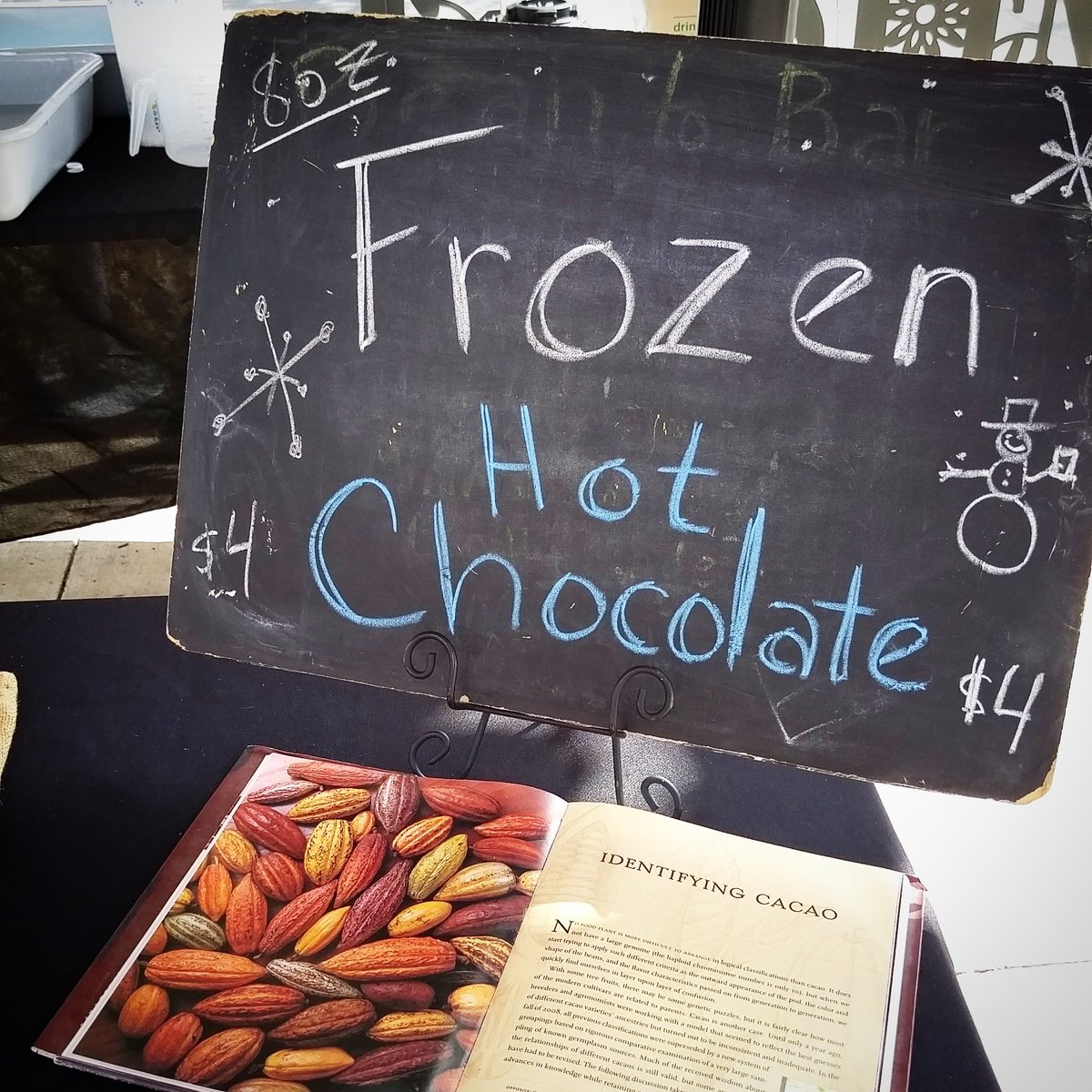 AffinityChoco's tweet image. Houston heat is draining! Revive yourself with a Frozen Hot Chocolate! @eestreetmarket 10 - 2 today. 🍫☕❄⛄