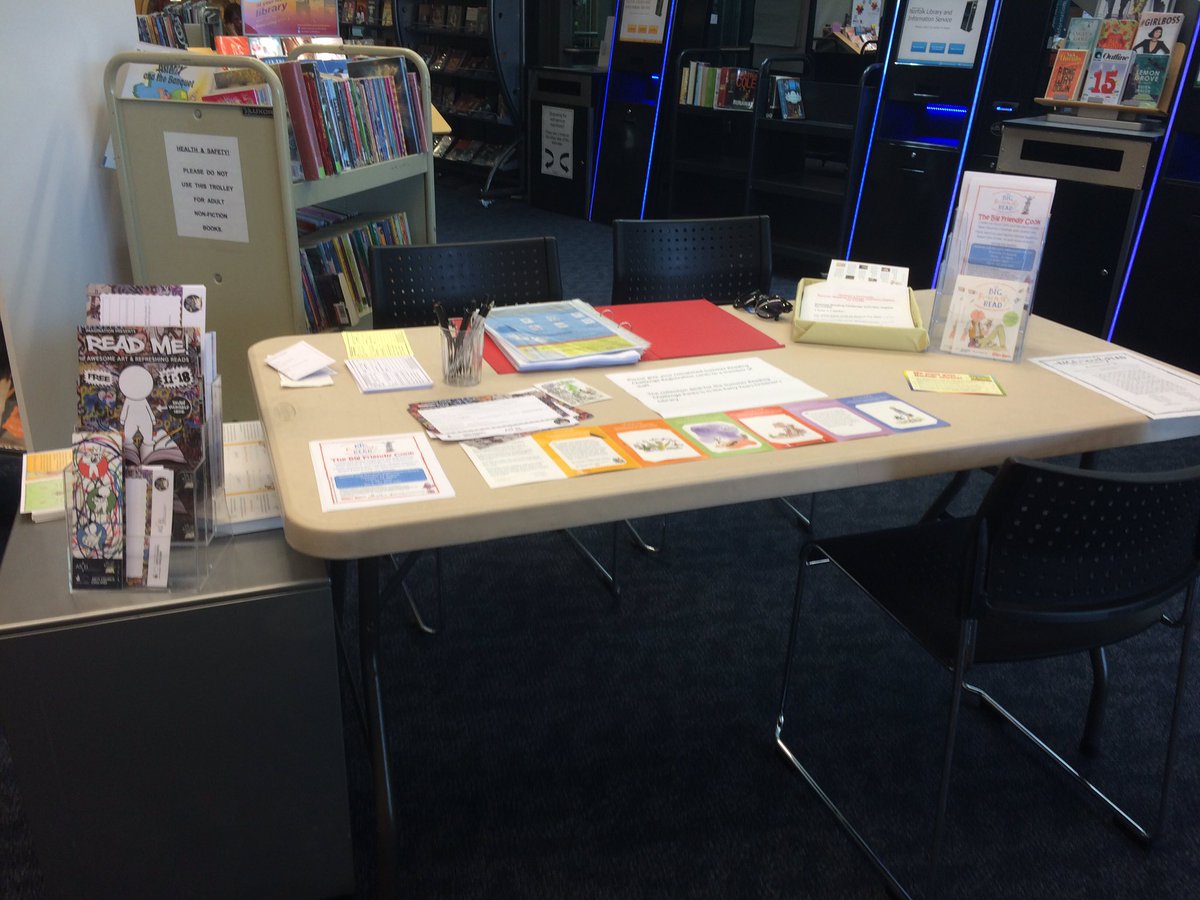 daisywritesthis's tweet photo. My #SummerReadingChallenge stall at @MillenniumLib! Sign up to the #BigFriendlyRead and #ImagiNation here! 📚 https://t.co/21qTt77pav