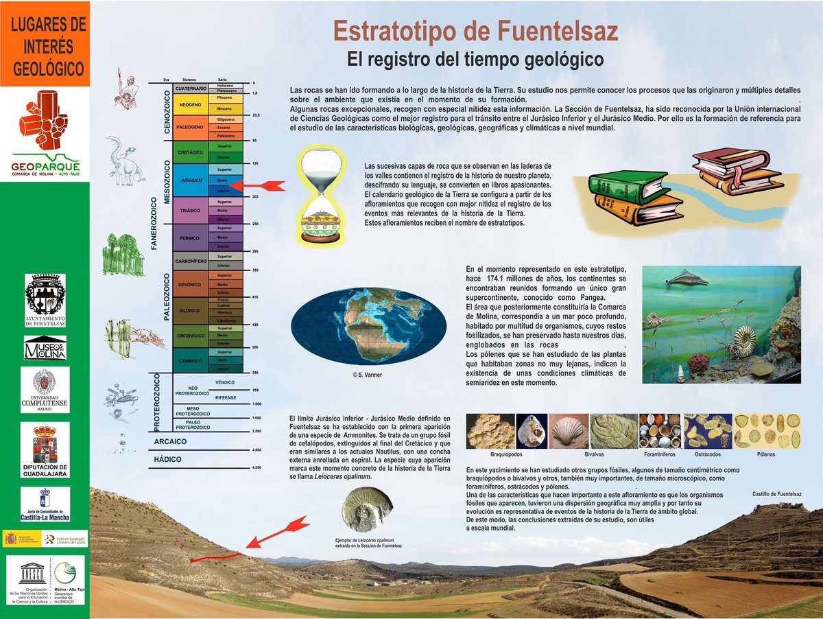geo_guada's tweet photo. El Estratotipo de Fuentelsaz, en el @GeoparqueMolina https://t.co/o0TTBCjMH6