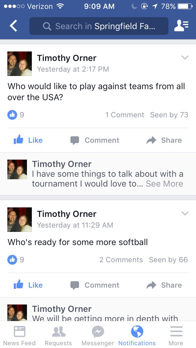 sarahxcorser's tweet photo. #growingupasoftballplayer thinking your seasons done and you have to wait till fall/winter season but then jk https://t.co/kUt6bZJlFl