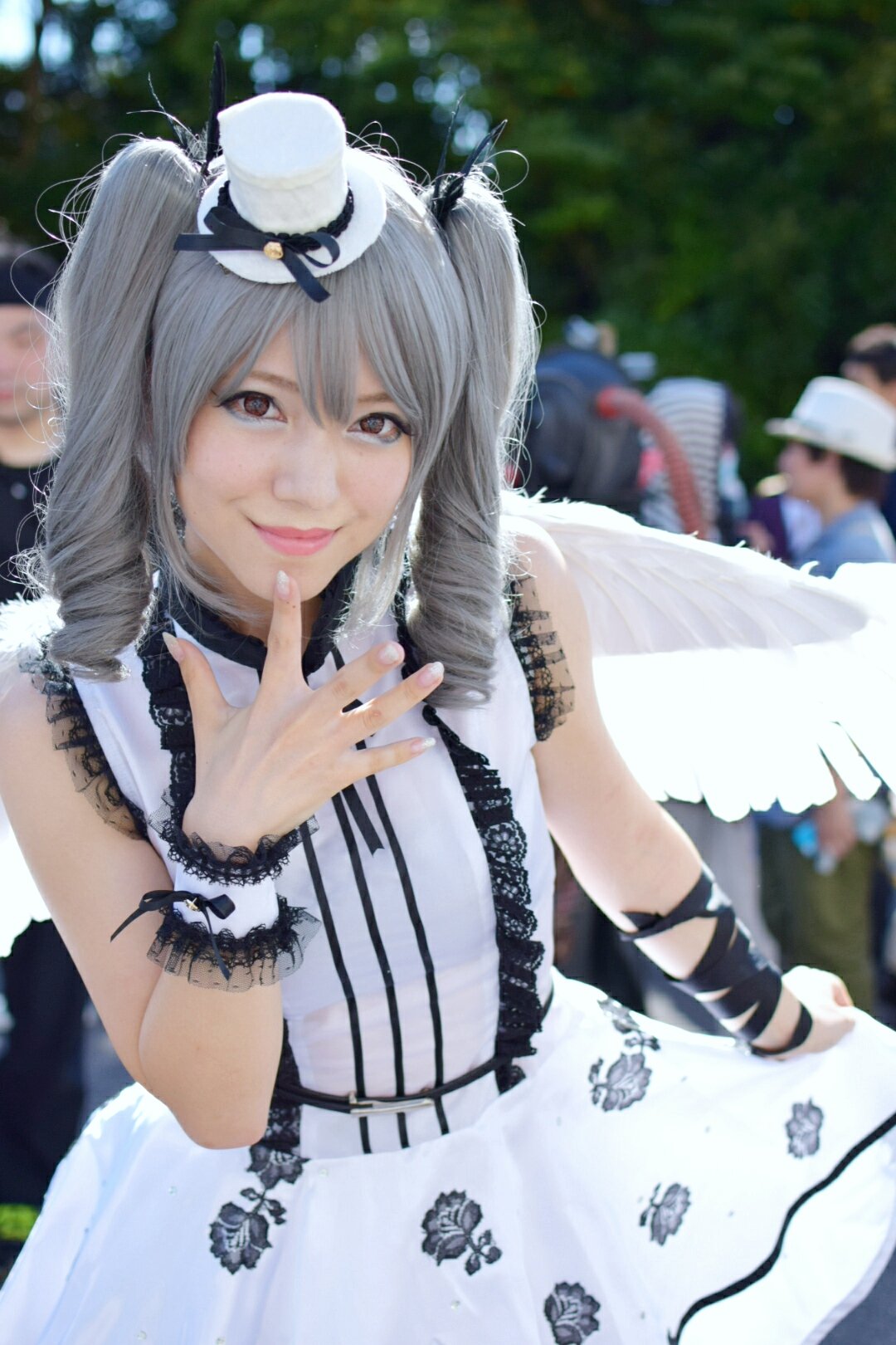 祝詞 レイヤー 時塔 月 様 Lunalysvalentin コス 神崎蘭子 アイドルマスターシンデレラガールズ 渚の天使な蘭子コス 安定のルナさんクオリティ万歳 コスプレ Wf16s ワンフェス