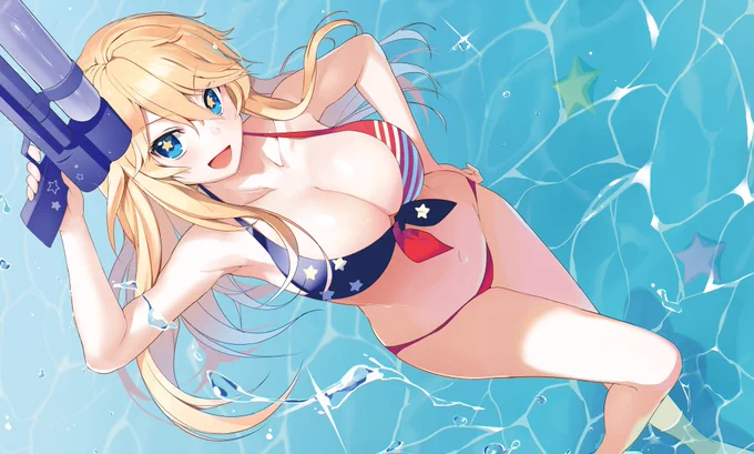 夏コミ新作情報⑤艦隊これくしょんからアイオワと鹿島のプレイマットになります。イラストはなのたろ様()に描いて頂きました! 