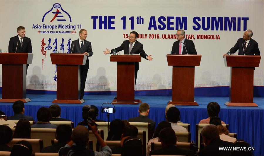 asem11en's tweet photo. #ASEM11 summit concludes in #Mongolia w/declaration to enhance connectivity | @XHNews, 7/16 https://t.co/S2QzWaISq9 https://t.co/LwIO2lzTv2