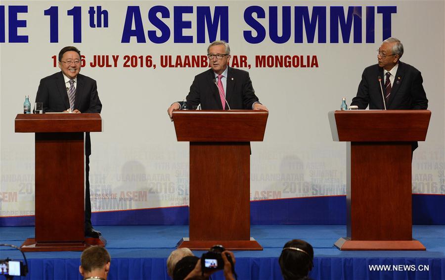 asem11en's tweet photo. #ASEM11 summit concludes in #Mongolia w/declaration to enhance connectivity | @XHNews, 7/16 https://t.co/S2QzWaISq9 https://t.co/LwIO2lzTv2